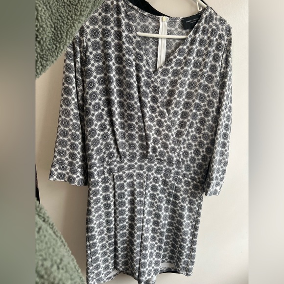 Romeo & Juliet Couture romper. Size Large. Black and white pattern. - Picture 1 of 1